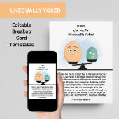 Carte de relation de joug inégale