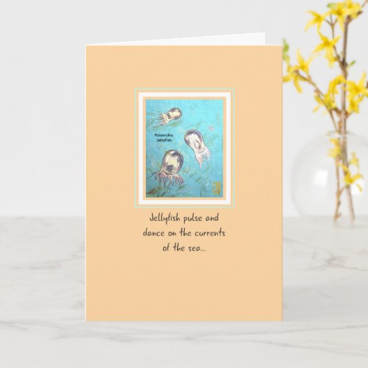 Carte de relation de trois Polyorchis méduse (Fleur jaune)