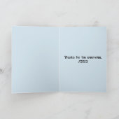 Carte de relation Drôle Regrets (Intérieur)