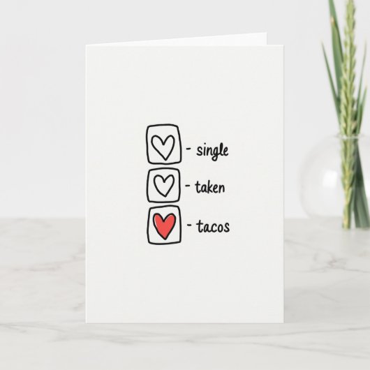 Carte de relation Funny Taco (Devant)