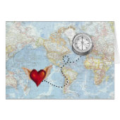 Carte de relation longue distance (Devant horizontal)