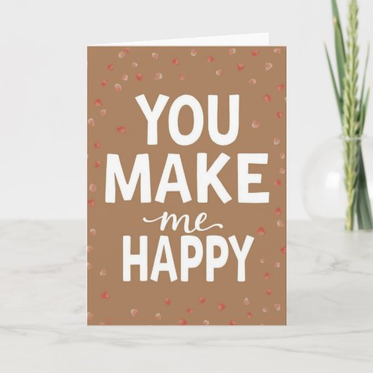 Carte de Relation 'Tu Me Rends Heureux' (Devant)