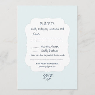 Carte de relecture d'invitation personnalisée