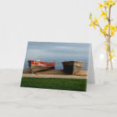 CARTE DE REMARQUE : Lac Harriet, "Bateaux", Mpls, (Fleur jaune)