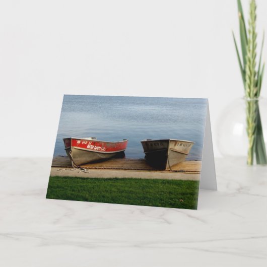 CARTE DE REMARQUE : Lac Harriet, "Bateaux", Mpls, (Devant)