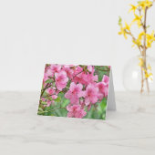 CARTE DE REMARQUE/ PINK AZALEAS/ PHOTOG./DIG.MANIP (Fleur jaune)