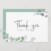 Carte de Remerciement (Devant / Derrière)