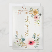 Carte de Remerciement (Devant)