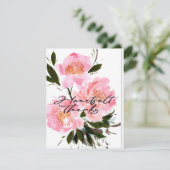 Carte de remerciement (Debout devant)