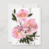 Carte de remerciement (Devant)