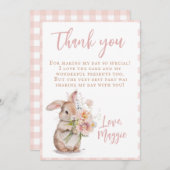 Carte de Remerciement (Devant / Derrière)