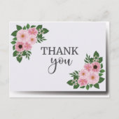 Carte de remerciement (Devant)