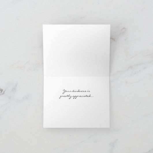 Carte de remerciement (Intérieur)