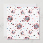 Carte de remerciement 4 juillet Little Firecracker (Dos)