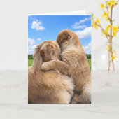 Carte de remerciement A&B #10 (Fleur jaune)