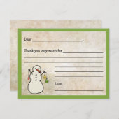 Carte de remerciement à compléter sur le thème de  (Devant / Derrière)