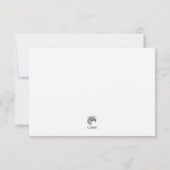 Carte de remerciement à la tarte aux fruits (Dos)