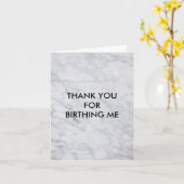 Carte de remerciement à maman pour m'avoir donné l (Fleur jaune)