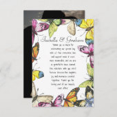 Carte de remerciement à plat (Devant / Derrière)