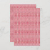 Carte de remerciement à plat (Devant / Derrière)