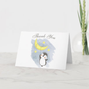 Carte de remerciement aquarelle pour Baby Shower P