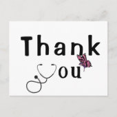 Carte de remerciement au docteur (Devant)