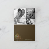 Carte de remerciement aux arbres colorés d'automne (Intérieur)