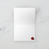 Carte de remerciement aux roses enchantées (Intérieur)