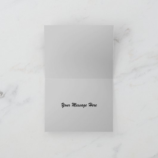 Carte de remerciement aux roses rouges (Intérieur)