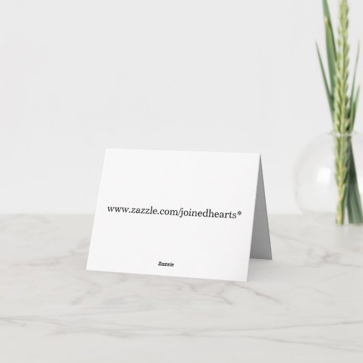 Carte de remerciement aux roses rouges (Dos)