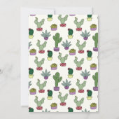 Carte de remerciement avec de jolies plantes de ca (Dos)