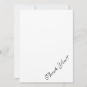 Carte de remerciement avec Gorille (Dos)