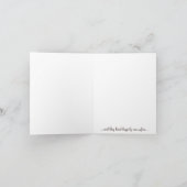 Carte de remerciement avec guirlande lumineuse sur (Intérieur)