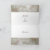 Carte de remerciement avec roses (Intérieur)