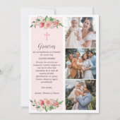 Carte de Remerciement Baptême Espagnol Baptême (Devant)