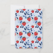 Carte de remerciement Berry Sweet (Dos)