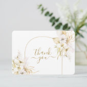 carte de remerciement Bohème Tropicale (Debout devant)