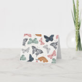 Carte de remerciement Boho Butterfly pour annivers (Dos)