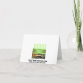 Carte de remerciement Bow Bridge, Central Park NYC (Dos)