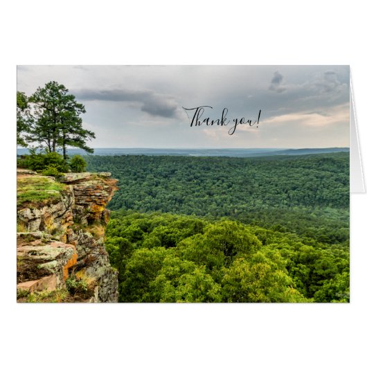 Carte de remerciement CCC Overlook Petit Jean (Devant Horizontal)