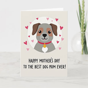 Carte de Remerciement Chien Mat