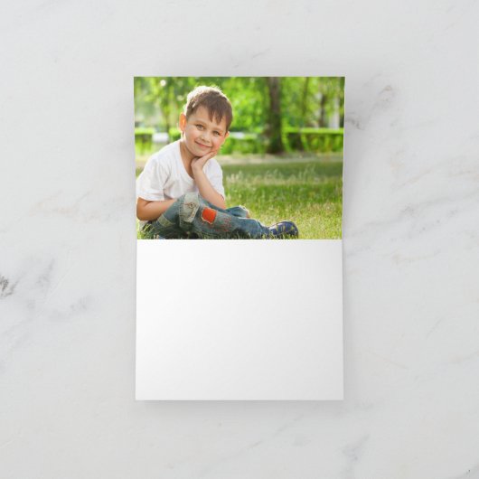 Carte de remerciement Choo Choo pour enfants (bleu (Intérieur)