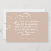 Carte de remerciement Communion / Confirmation ban (Dos)