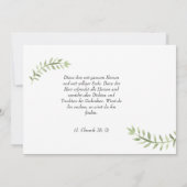 Carte de remerciement Communion / Confirmation bla (Dos)