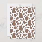 Carte de remerciement Cowgirl | Fille de l'Ouest M (Dos)