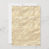 Carte de remerciement d'anniversaire à ruban noir  (Dos)