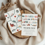 Carte de remerciement d'anniversaire à thème Trans