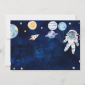 Carte de remerciement d'anniversaire avec photo de (Dos)