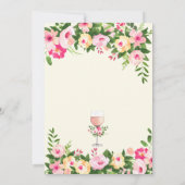 Carte de remerciement d'anniversaire Cheers - Flor (Dos)