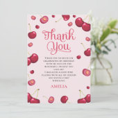 Carte de remerciement d'anniversaire Coquette Cher (Debout devant)